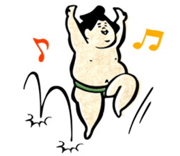 sumo wrestler"yuruizeki" part2 sticker #875870