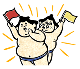 sumo wrestler"yuruizeki" part2 sticker #875872