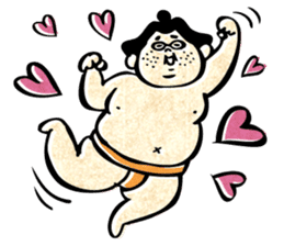sumo wrestler"yuruizeki" part2 sticker #875873