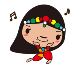 The girl who likes a dance sticker #876890