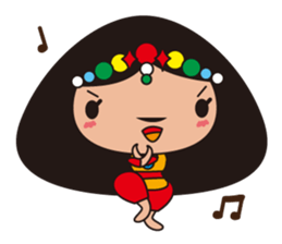 The girl who likes a dance sticker #876898