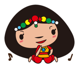 The girl who likes a dance sticker #876902