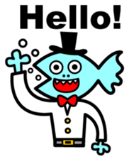 Fish-Man Gentle Man sticker #877323