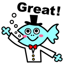 Fish-Man Gentle Man sticker #877324