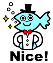 Fish-Man Gentle Man sticker #877325