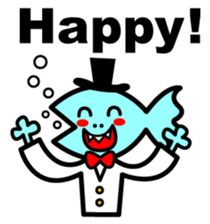 Fish-Man Gentle Man sticker #877326