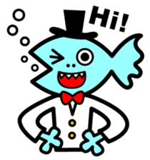 Fish-Man Gentle Man sticker #877327