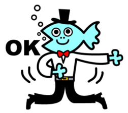 Fish-Man Gentle Man sticker #877331