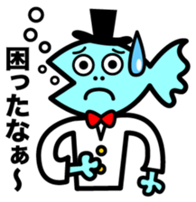 Fish-Man Gentle Man sticker #877341