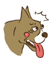 Boxer dog "Guy" sticker #877862