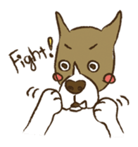 Boxer dog "Guy" sticker #877865