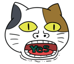 Poor vocabulary cat sticker #878207