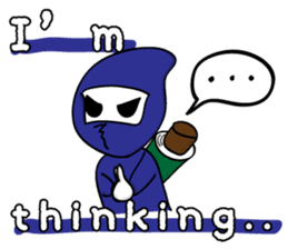 tomu ninja english version sticker #878319