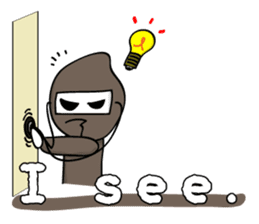 tomu ninja english version sticker #878330