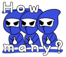 tomu ninja english version sticker #878336