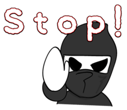 tomu ninja english version sticker #878355