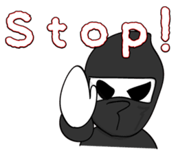 tomu ninja english version sticker #878355