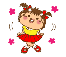 A happy girl, Noe sticker #878479