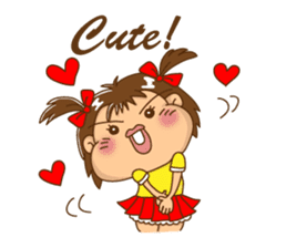 A happy girl, Noe sticker #878483