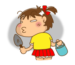 A happy girl, Noe sticker #878485