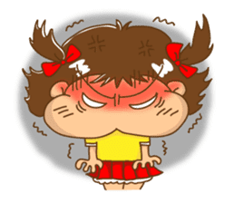 A happy girl, Noe sticker #878491