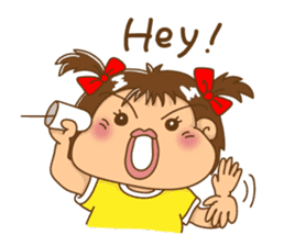 A happy girl, Noe sticker #878492