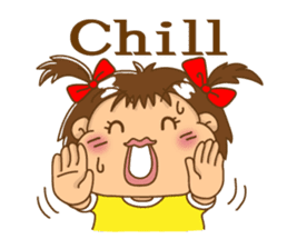 A happy girl, Noe sticker #878493