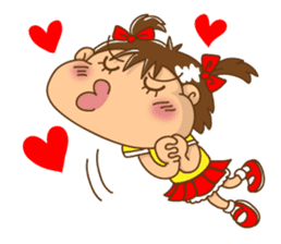 A happy girl, Noe sticker #878494