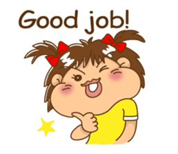 A happy girl, Noe sticker #878497