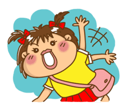 A happy girl, Noe sticker #878498