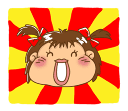 A happy girl, Noe sticker #878500