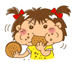 A happy girl, Noe sticker #878505