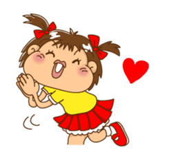 A happy girl, Noe sticker #878506