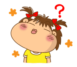 A happy girl, Noe sticker #878508