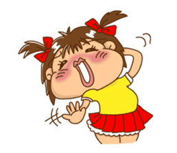 A happy girl, Noe sticker #878509