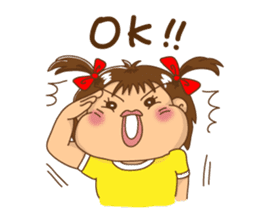 A happy girl, Noe sticker #878510