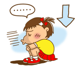 A happy girl, Noe sticker #878512