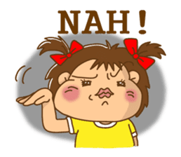 A happy girl, Noe sticker #878514