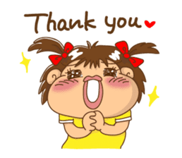 A happy girl, Noe sticker #878516