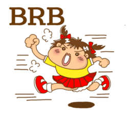 A happy girl, Noe sticker #878517