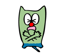 Colorful cat Sticker sticker #878640