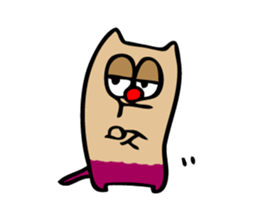 Colorful cat Sticker sticker #878644