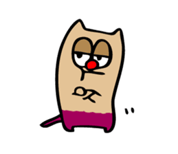 Colorful cat Sticker sticker #878644