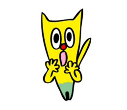 Colorful cat Sticker sticker #878645