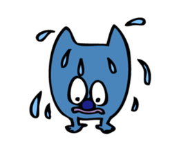 Colorful cat Sticker sticker #878648