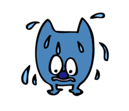 Colorful cat Sticker sticker #878648