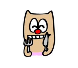 Colorful cat Sticker sticker #878652