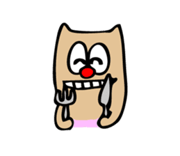 Colorful cat Sticker sticker #878652