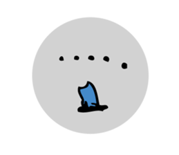 Colorful cat Sticker sticker #878659