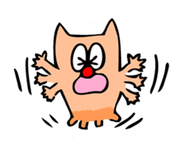 Colorful cat Sticker sticker #878660